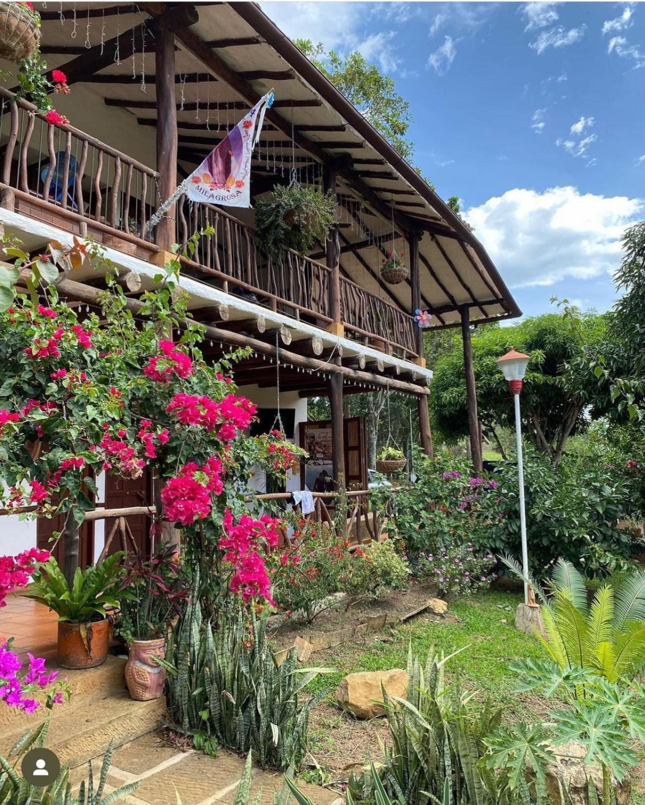 Hostal Villa San Rafael Barichara Kültér fotó