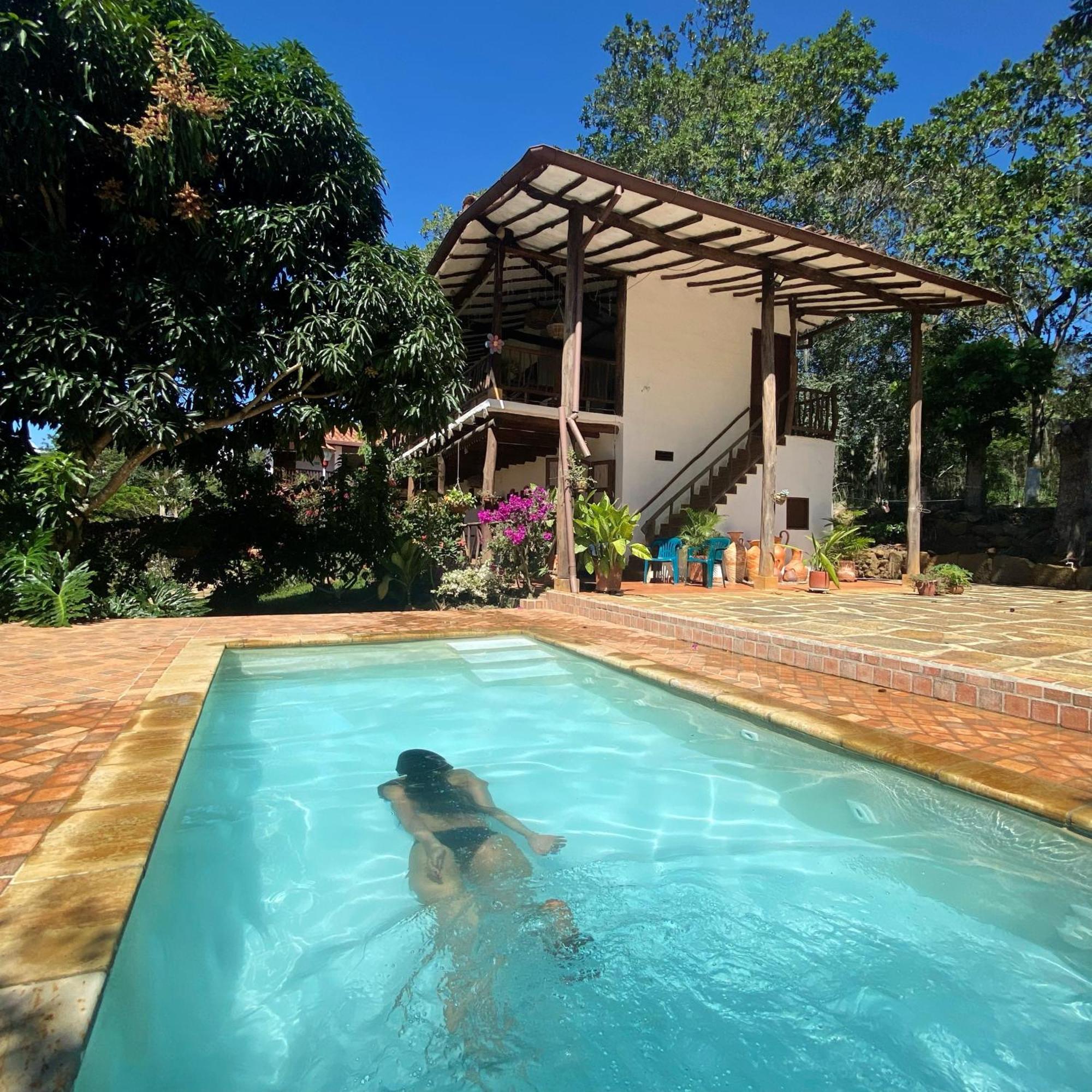 Hostal Villa San Rafael Barichara Kültér fotó